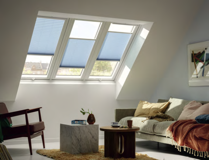 VELUX-Plissee FHL für Fenstergröße F04
