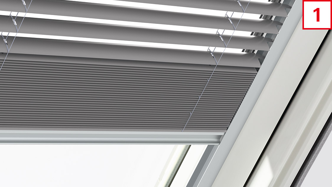 ROTO-Jalousette für Fenstergröße  054/078 oder  05/07