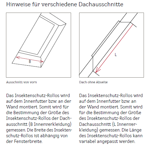 VELUX-Insektenschutzrollo für alle Größen